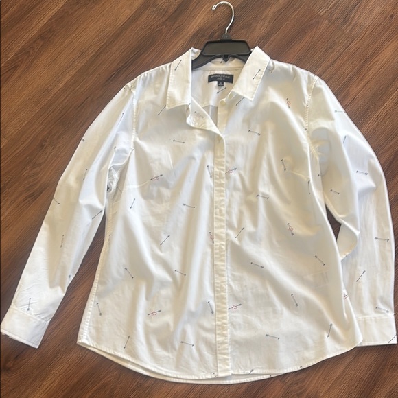 Banana Republic Tops - Banana Republic White Casual Button Down Shirt